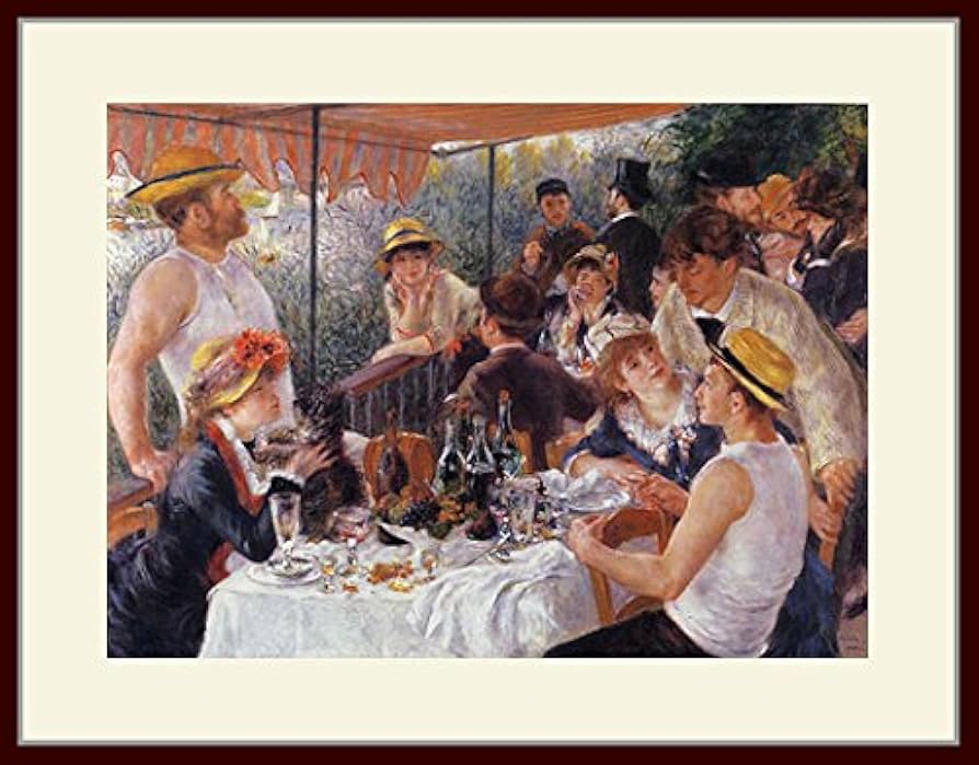 ルノワール 「舟遊びをする人たちの昼食」 複製画
